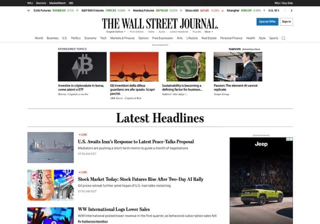 The Wall Street Journal — SEO Program — thumbnail 1